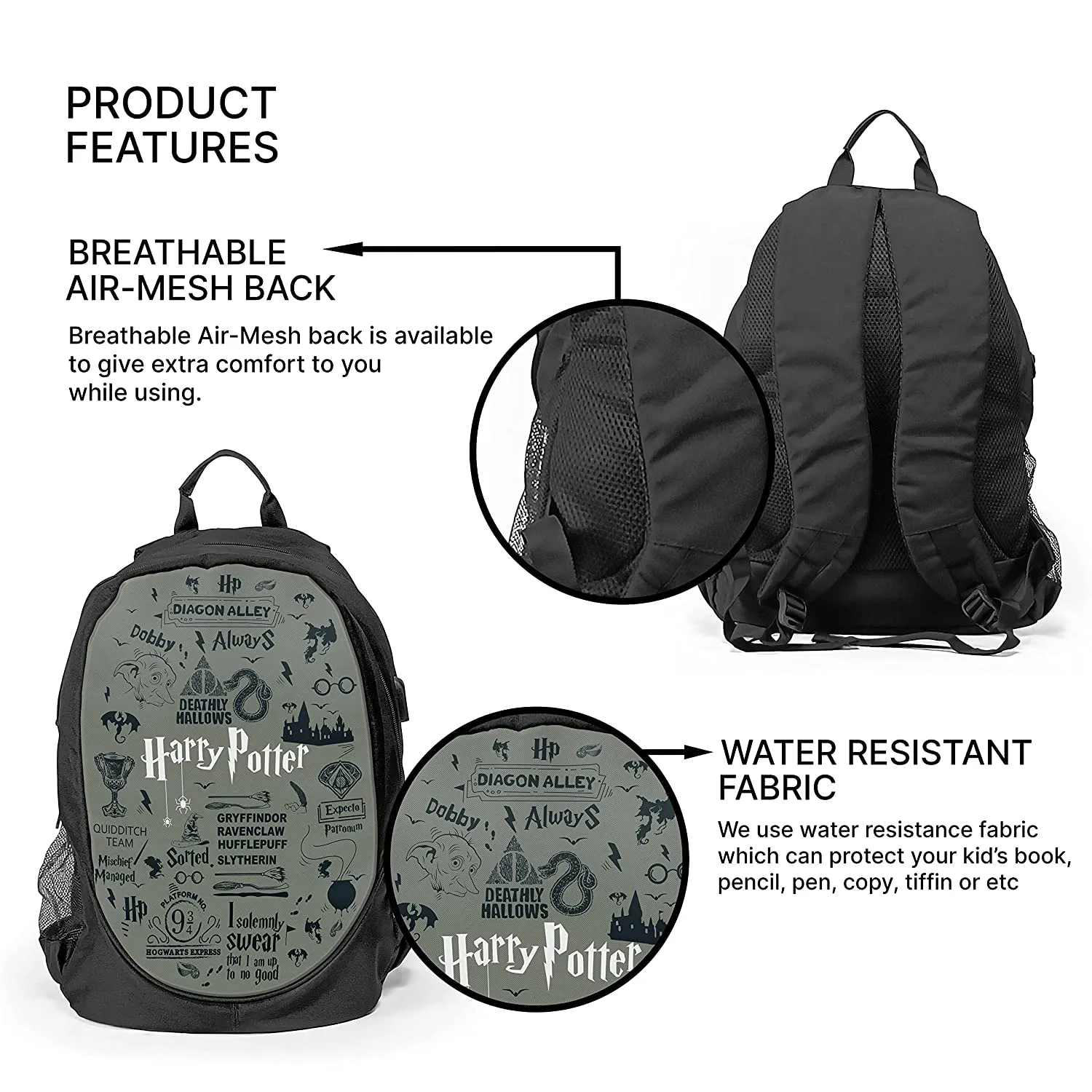Harry Potter - Multicolor Design Backpacks