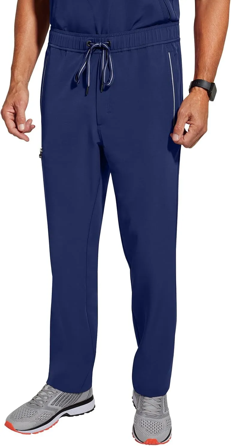 Healing Hands Medical Scrub Pant for Men Noah Bottoms with 7 Pockets, Moisture Wicking, 360° Stretch & Recycled Fibers 9173