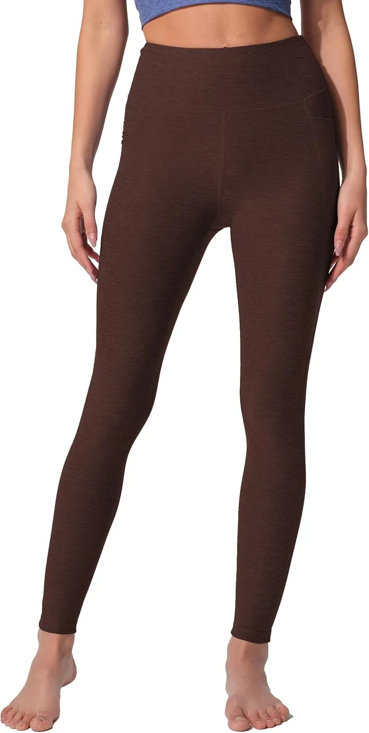 High Waist Yoga Pants with 2 Side Pockets,Ultra Soft Tummy Control Athletic Leggings for Women