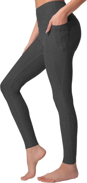 High Waist Yoga Pants with 2 Side Pockets,Ultra Soft Tummy Control Athletic Leggings for Women