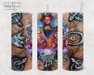 Hocus Pocus Book Halloween Shimmer Glitter Tumbler TUMBPOCUS0520
