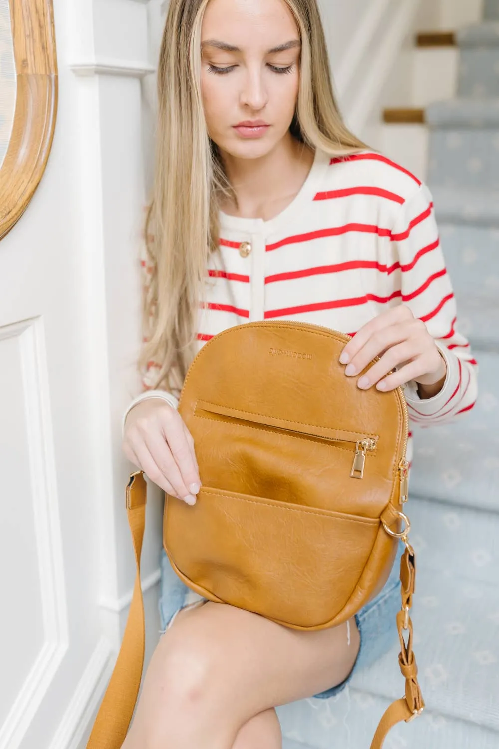 Holly Foldover Satchel Crossbody Belt Bag