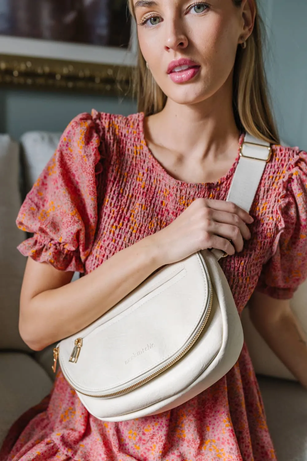 Holly Foldover Satchel Crossbody Belt Bag
