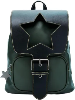 Hot Topic Star Cutout Mini Backpack GREEN NONE