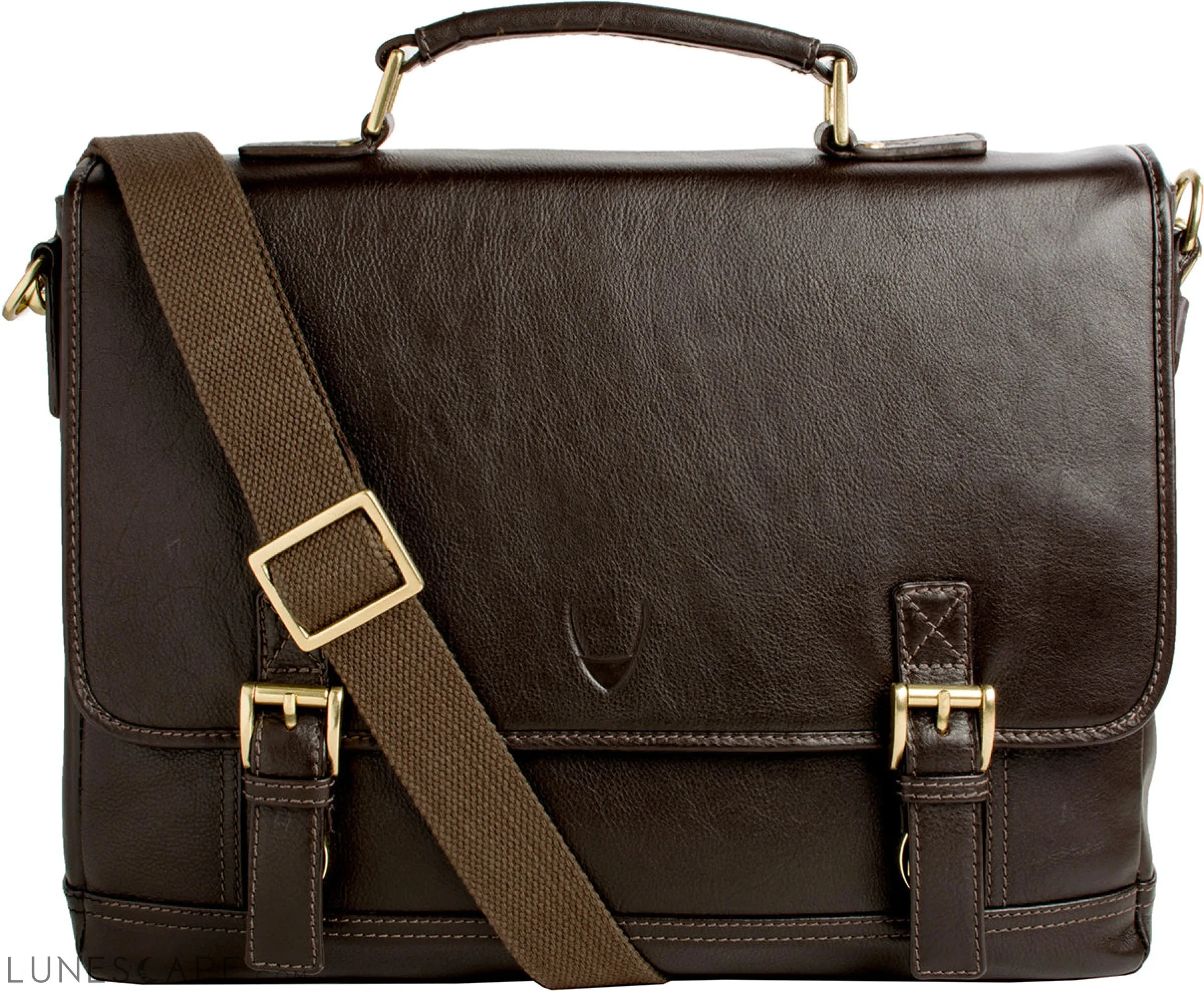 Hunter 15" Laptop Compatible Leather Briefcase