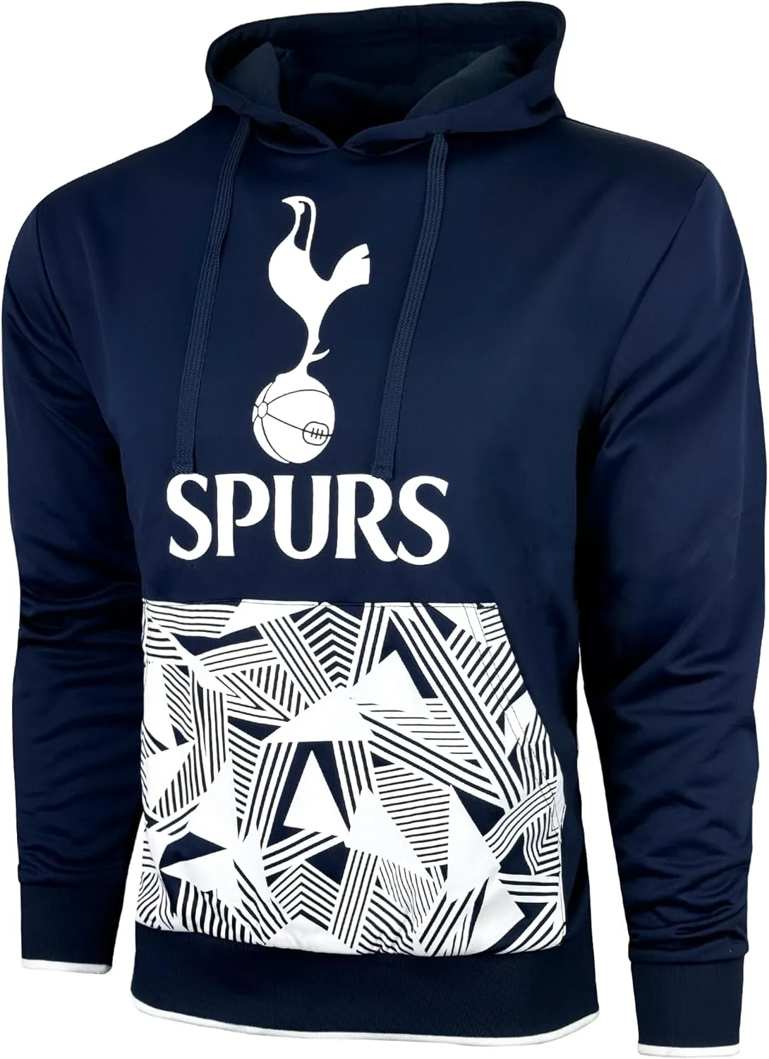 Icon Sports Men's Tottenham Pullover Hoodie, Licensed Tottenham Hooded Sweatshirt