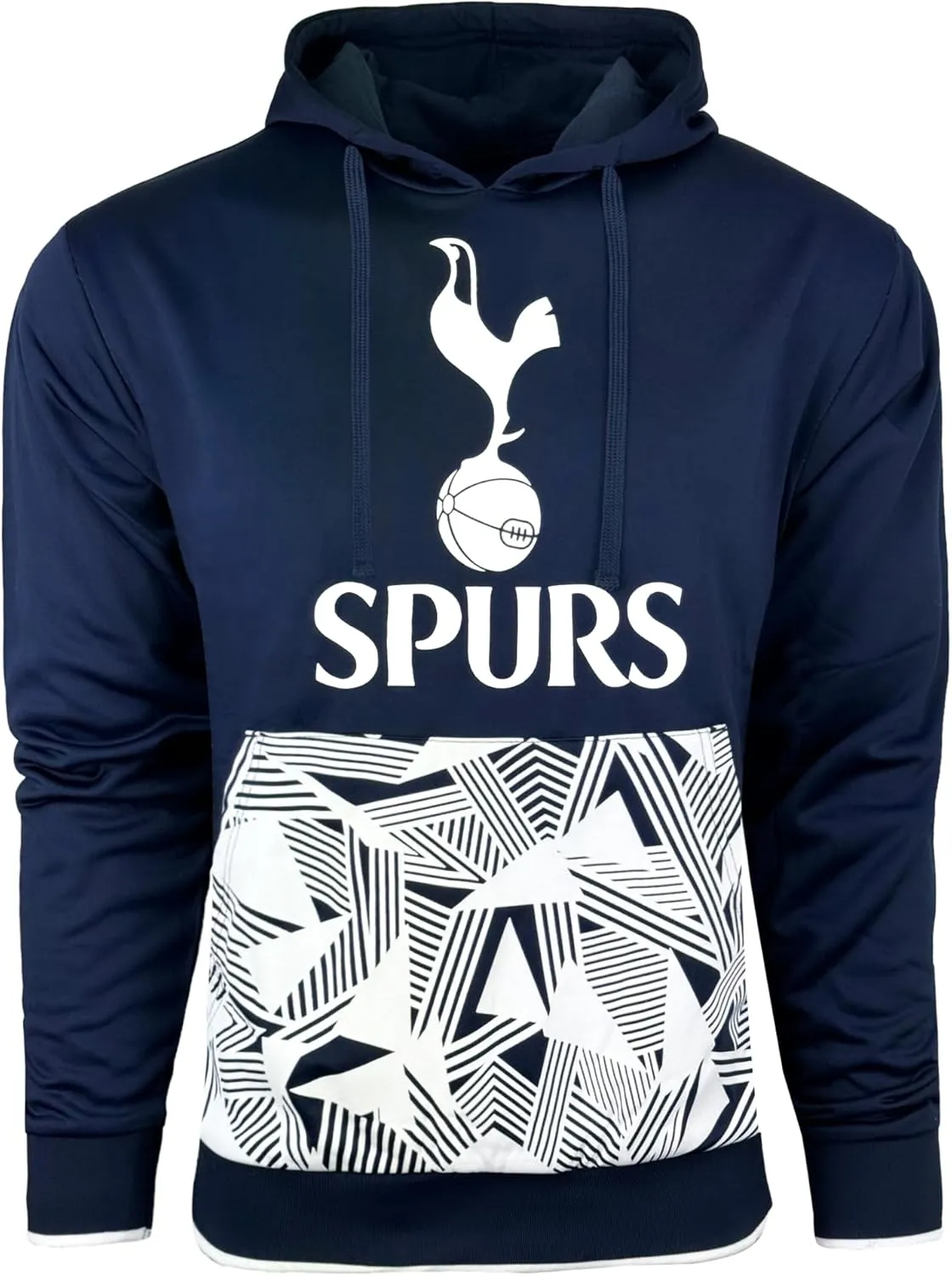 Icon Sports Men's Tottenham Pullover Hoodie, Licensed Tottenham Hooded Sweatshirt