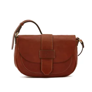 Il Bisonte Fausta Medium Crossbody Bag Seppia