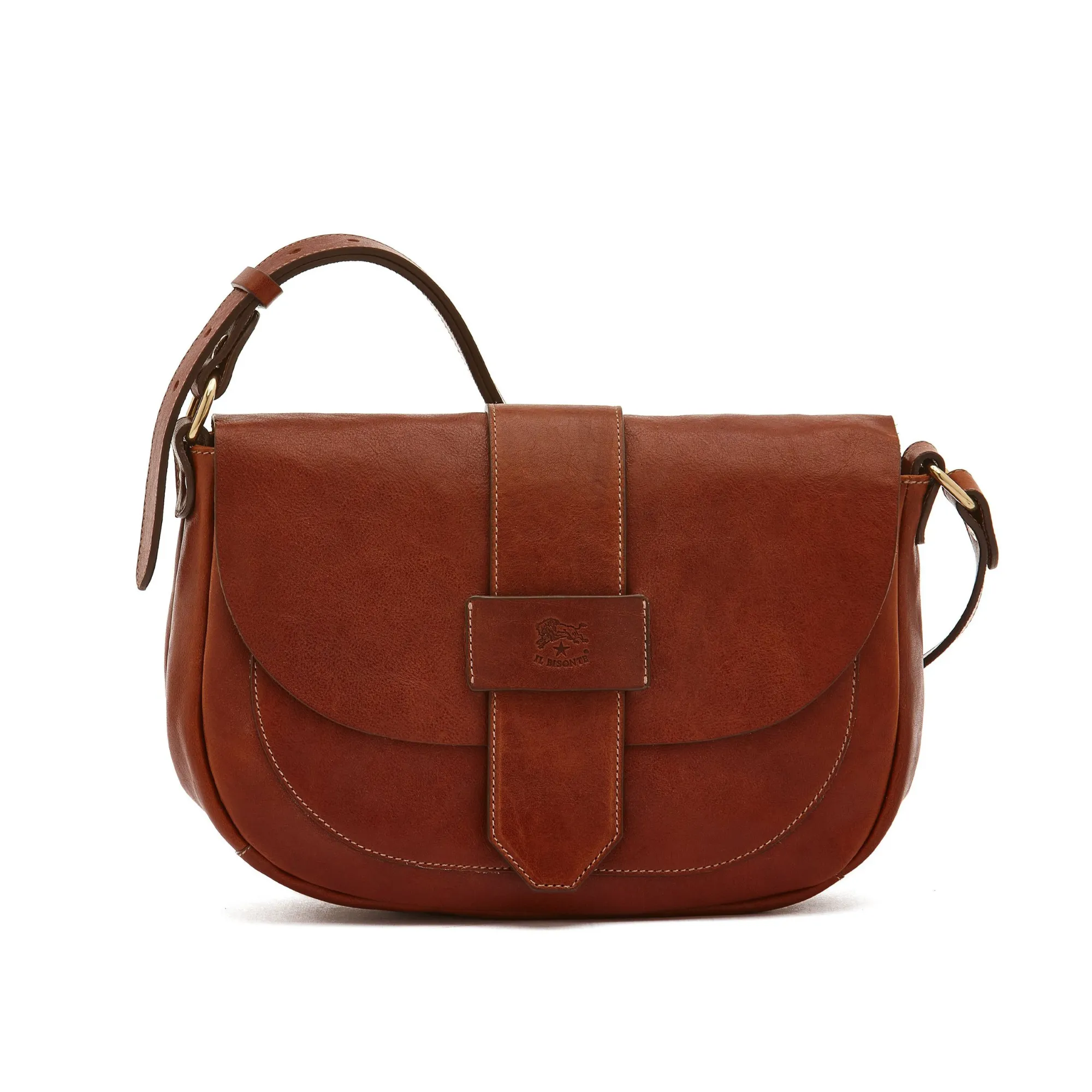 Il Bisonte Fausta Medium Crossbody Bag Seppia