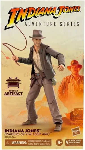 Indiana Jones Hasbro and The Raiders of The Lost Ark Adventure Series Toy, 6-inch Action Figures, Kids Ages 4 and Up