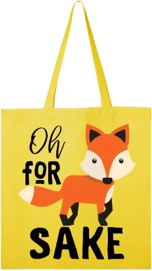inktastic Oh for Fox Sake Tote Bag