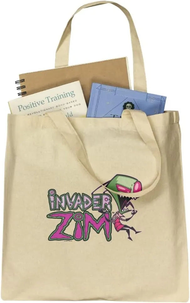 Invader Zim Grocery Travel Reusable Tote Bag