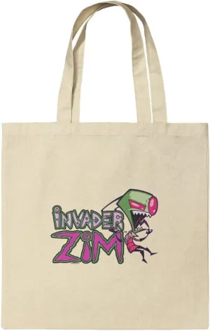 Invader Zim Grocery Travel Reusable Tote Bag