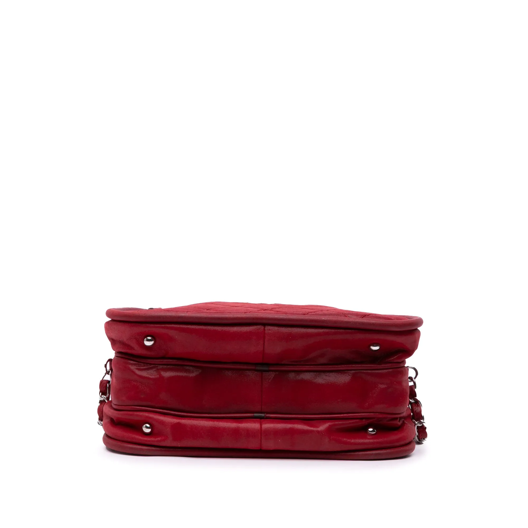 Iridescent Quilted Calfskin Relax CC Satchel