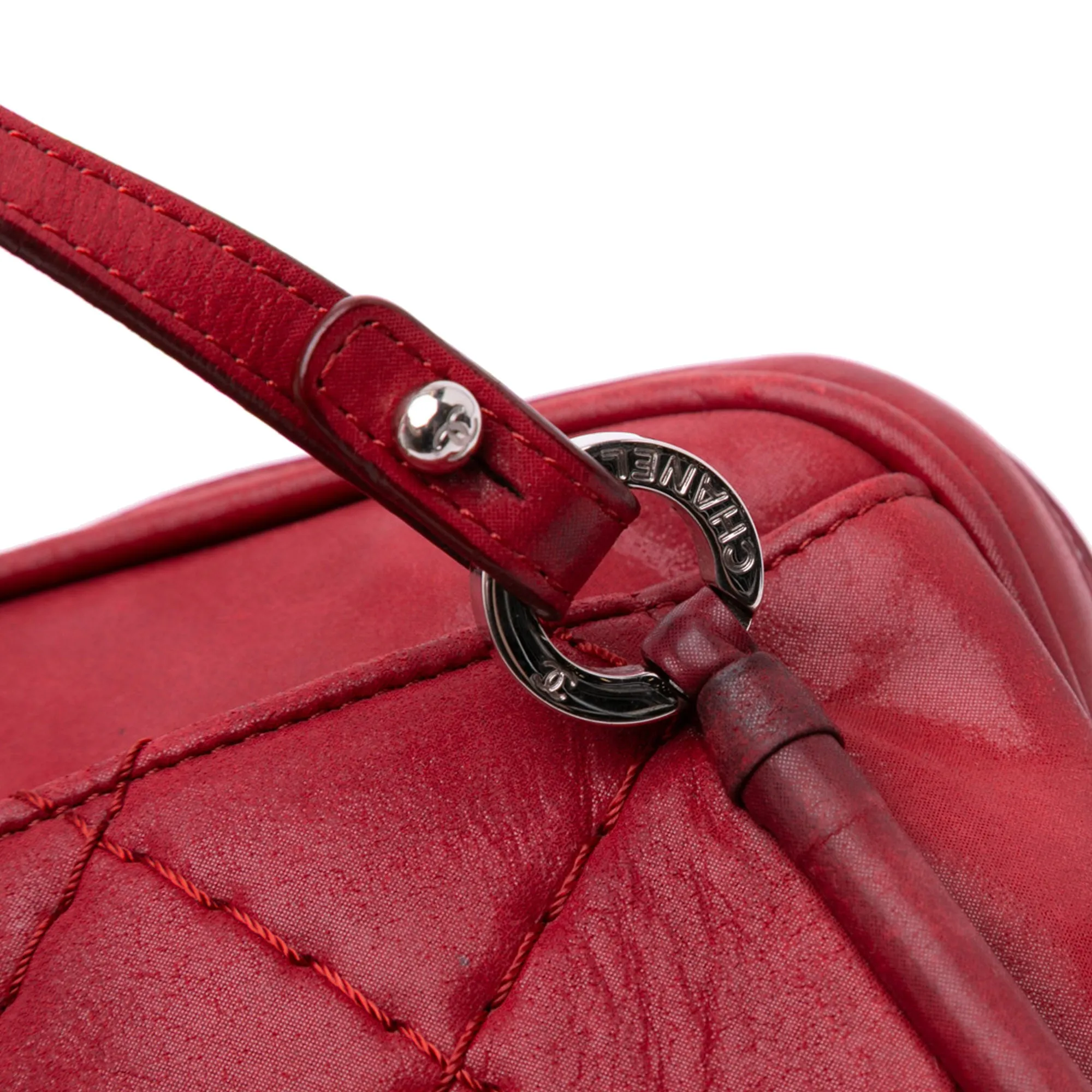 Iridescent Quilted Calfskin Relax CC Satchel