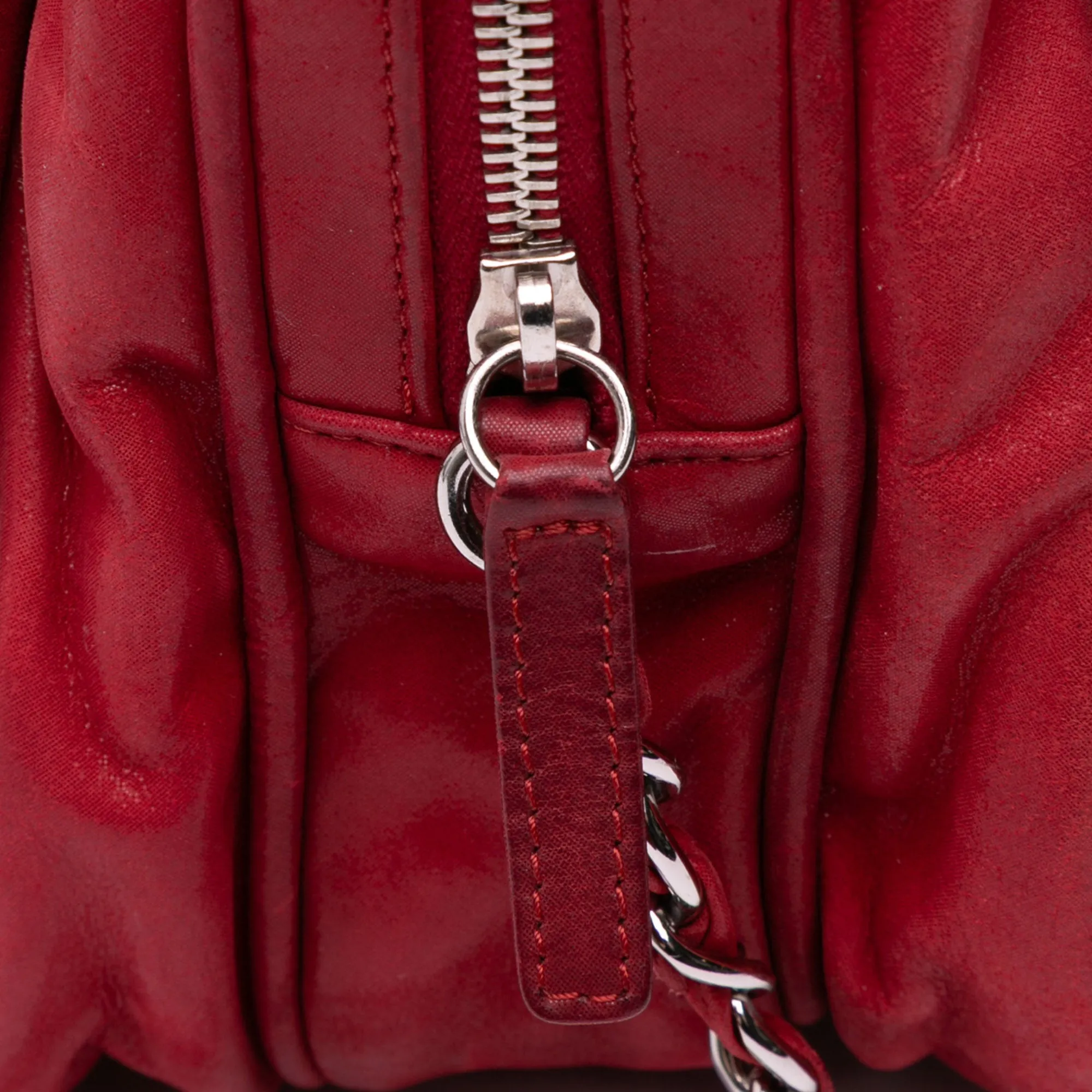 Iridescent Quilted Calfskin Relax CC Satchel