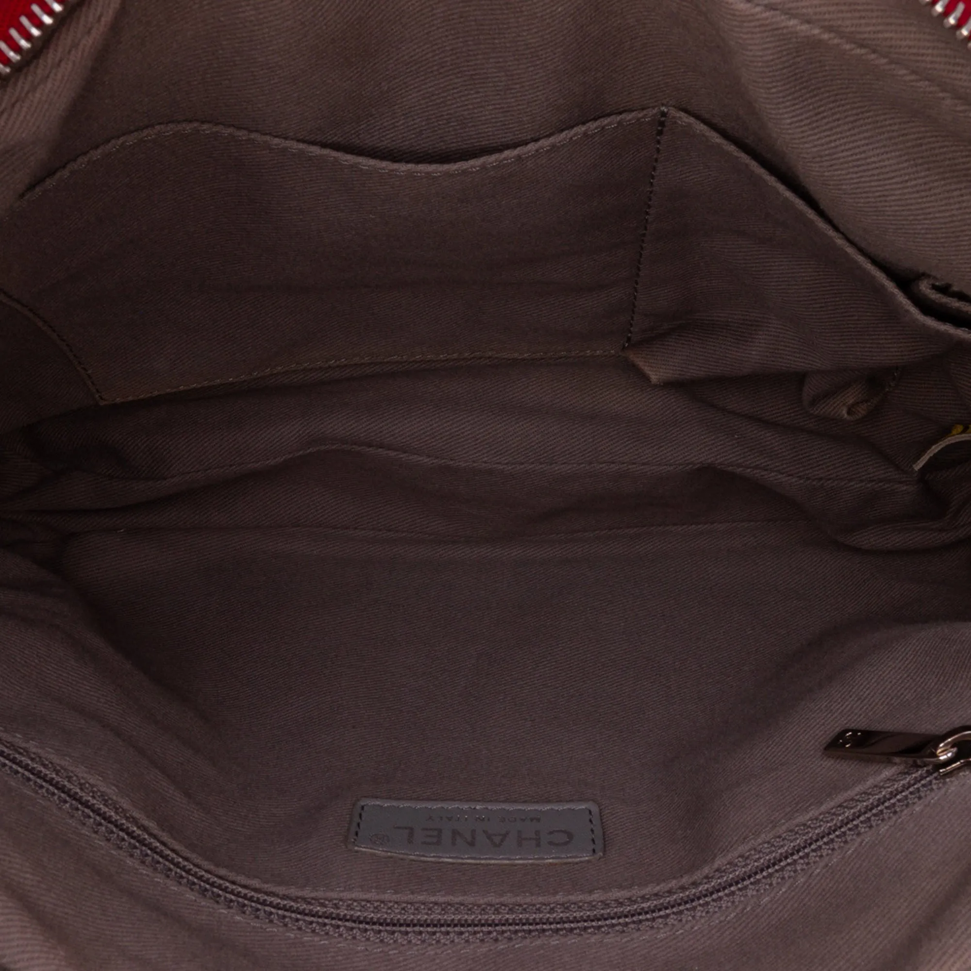 Iridescent Quilted Calfskin Relax CC Satchel