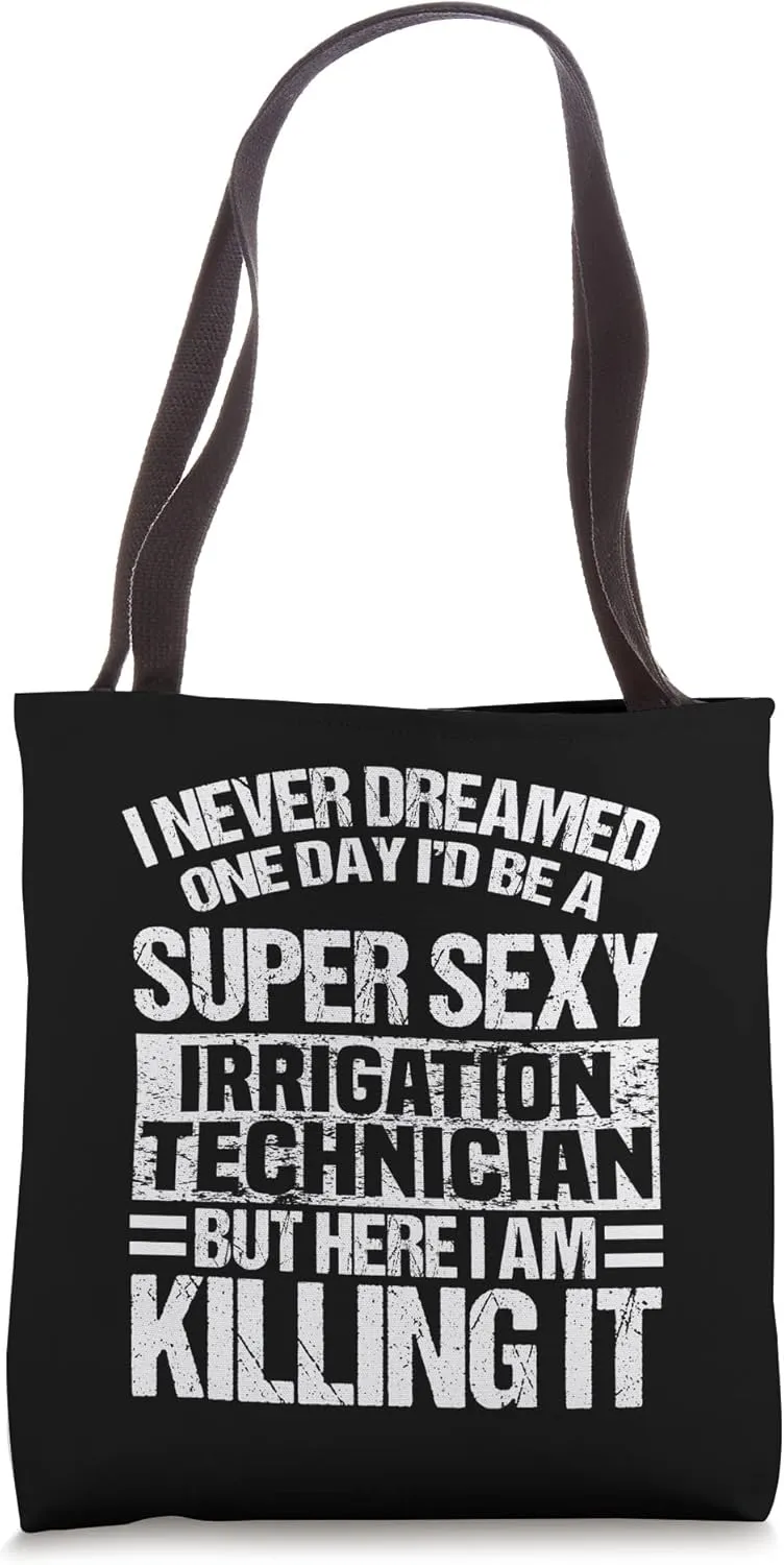 Irrigation Technician Apparel | Funny Unique Techs Design Tote Bag