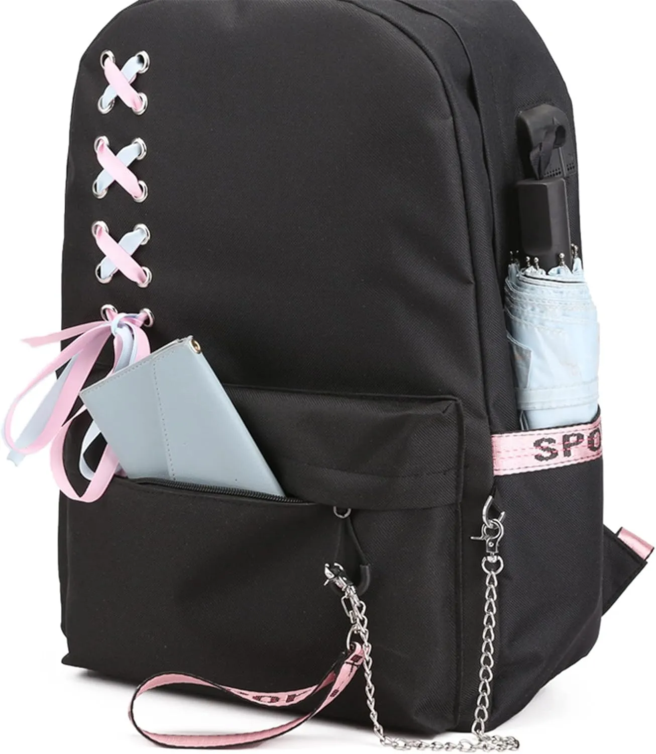 ISaikoy Anime Toilet-bound Hanako-kun Backpack Shoulder Bag Bookbag Student School Bag Daypack Satchel 11