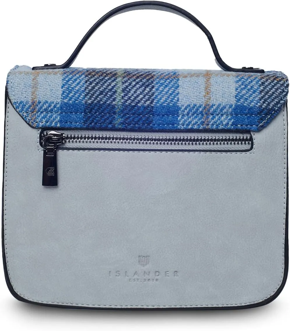 Islander® The Calton Satchel - Ladies Satchel With HARRIS TWEED - Small and Medium