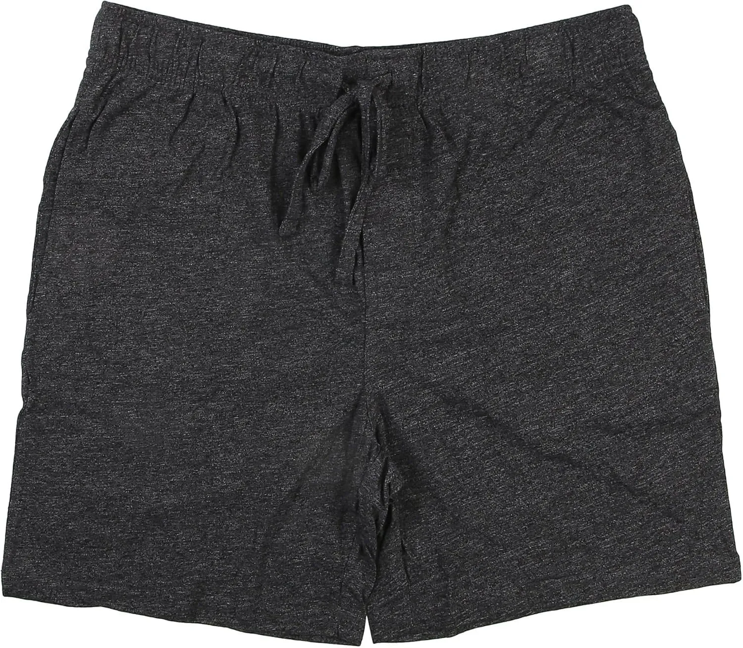 IZOD Mens Heather Knit Pocket Sleep Short Large Dark grey
