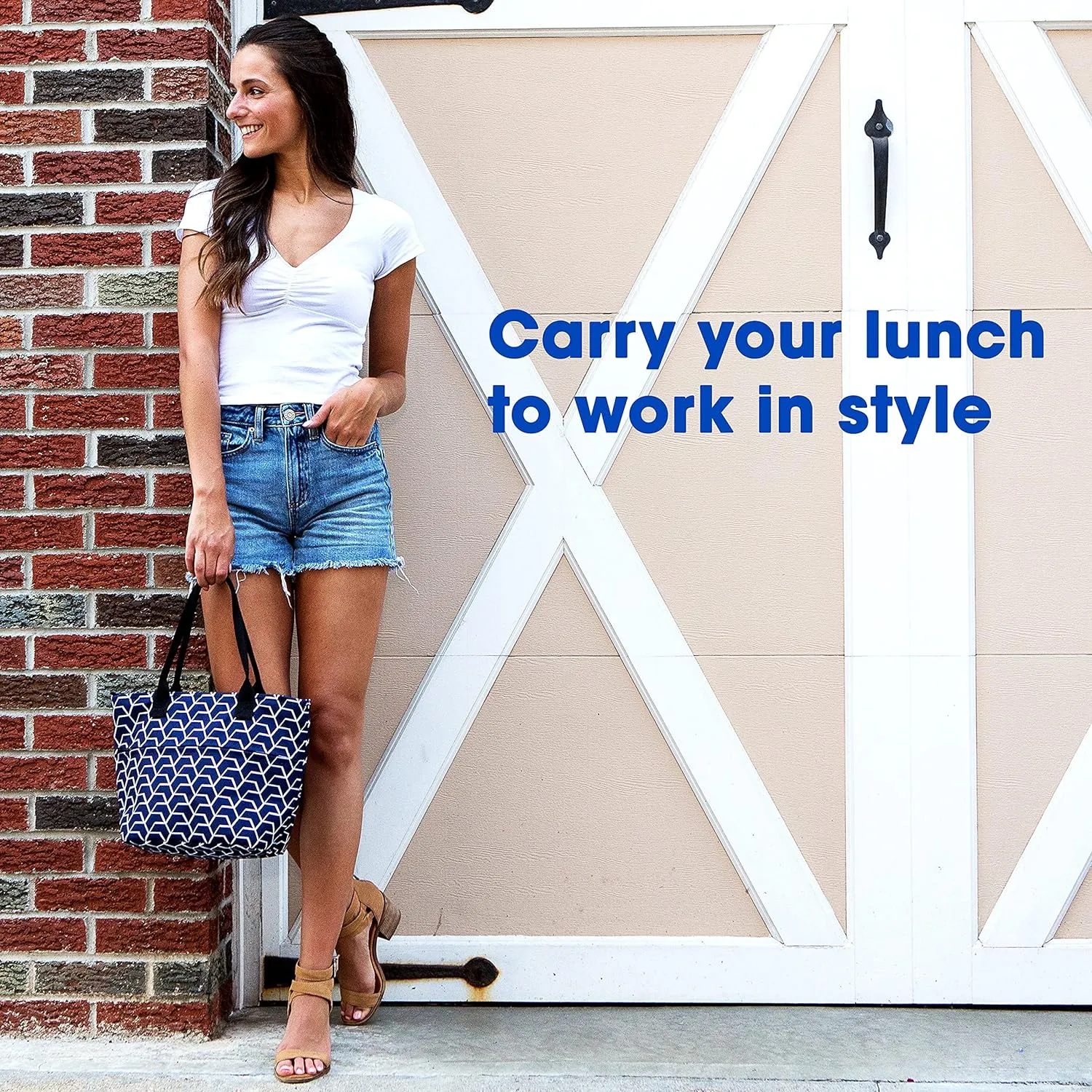 J World New York Lola Lunch Tote, Blue Raspberry, One Size