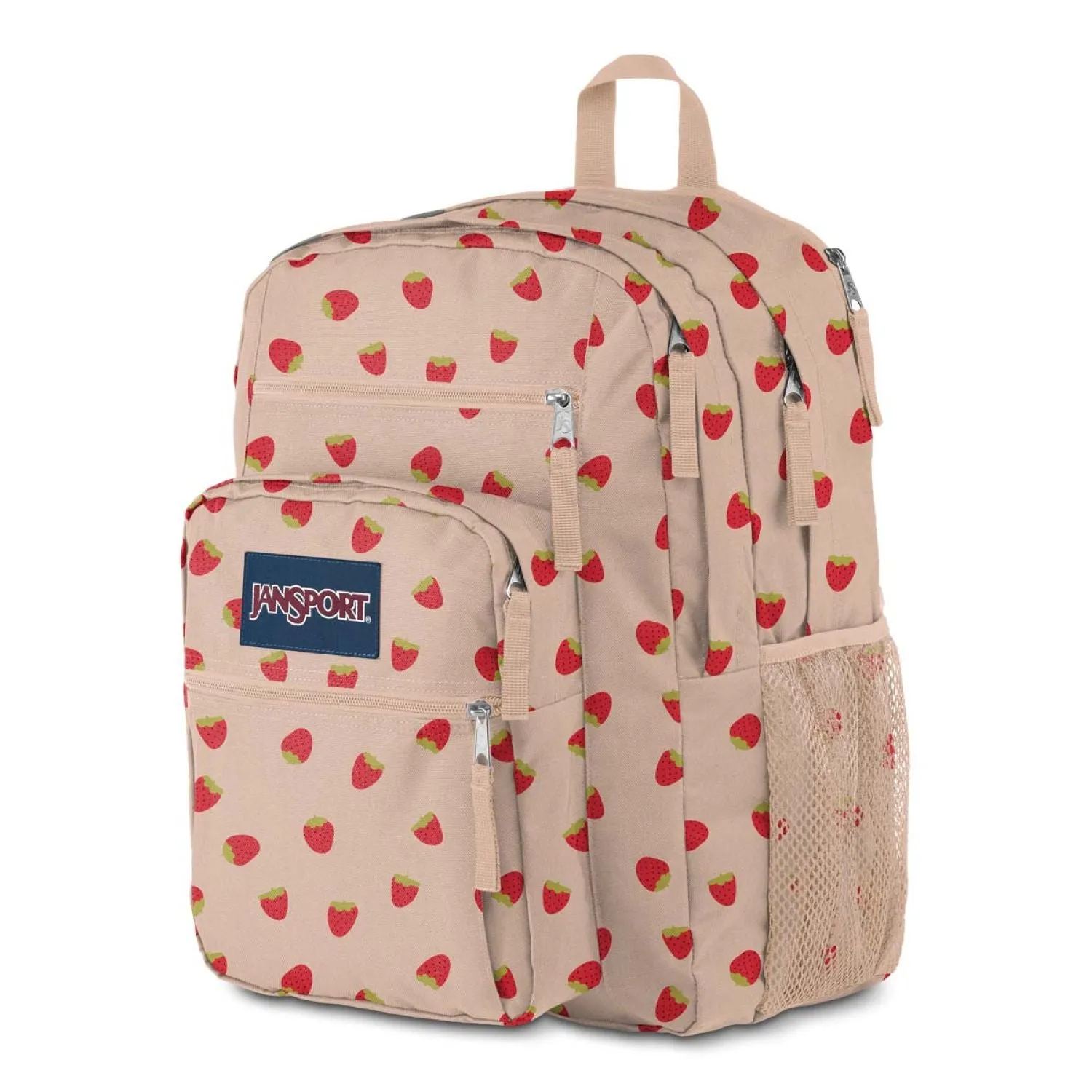 Jansport Big Student Backpack - Strawberry Shower