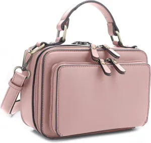 JESSIE & JAMES PANDORA Compact Concealed Carry Crossbody Satchel Purse