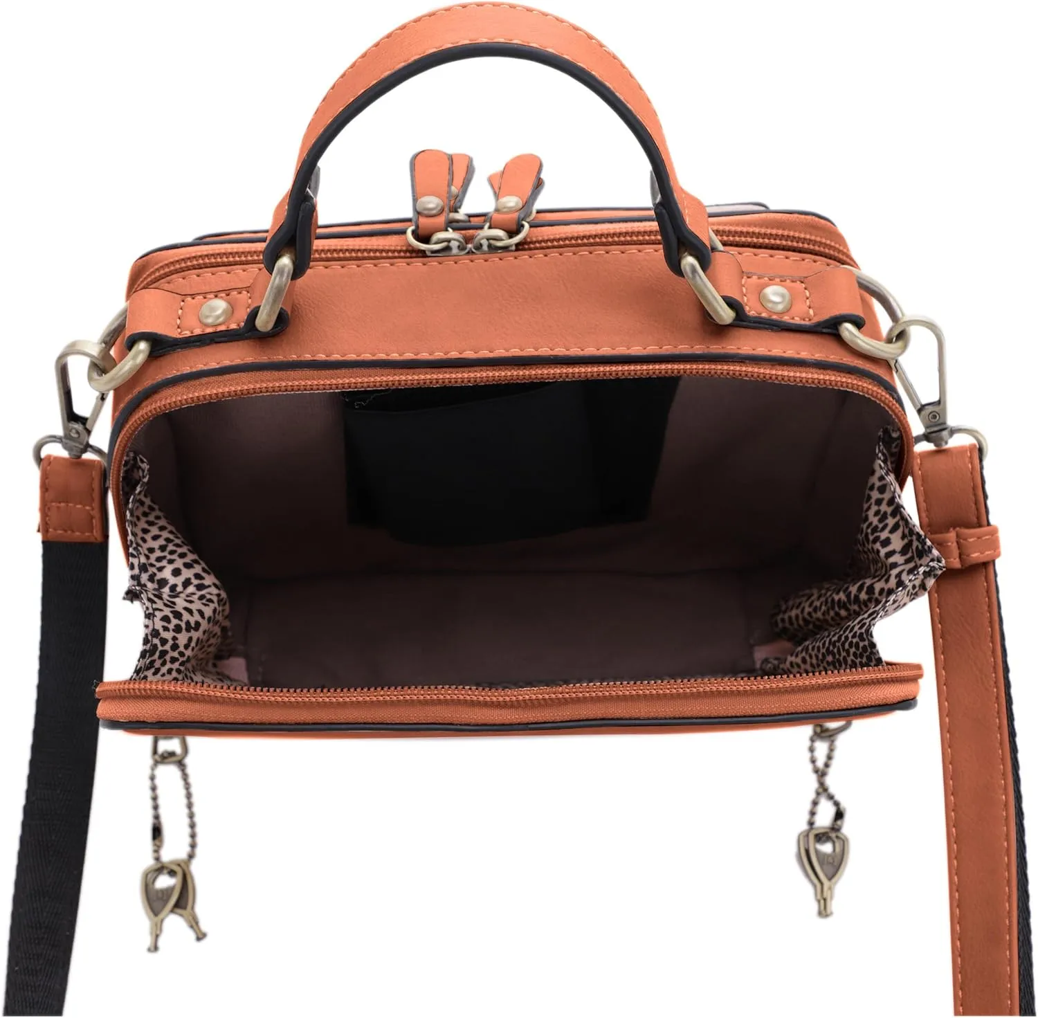 JESSIE & JAMES PANDORA Compact Concealed Carry Crossbody Satchel Purse