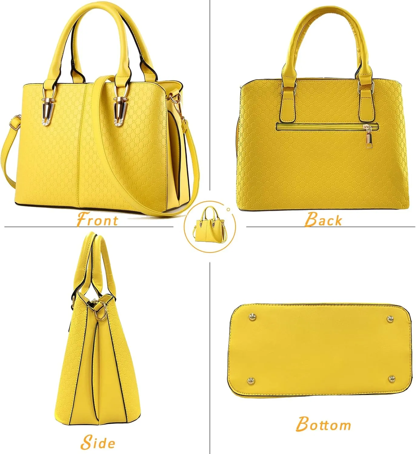JHVYF Women classics Top Handle Handbag Crossbody Casual Purse Satchel Tote