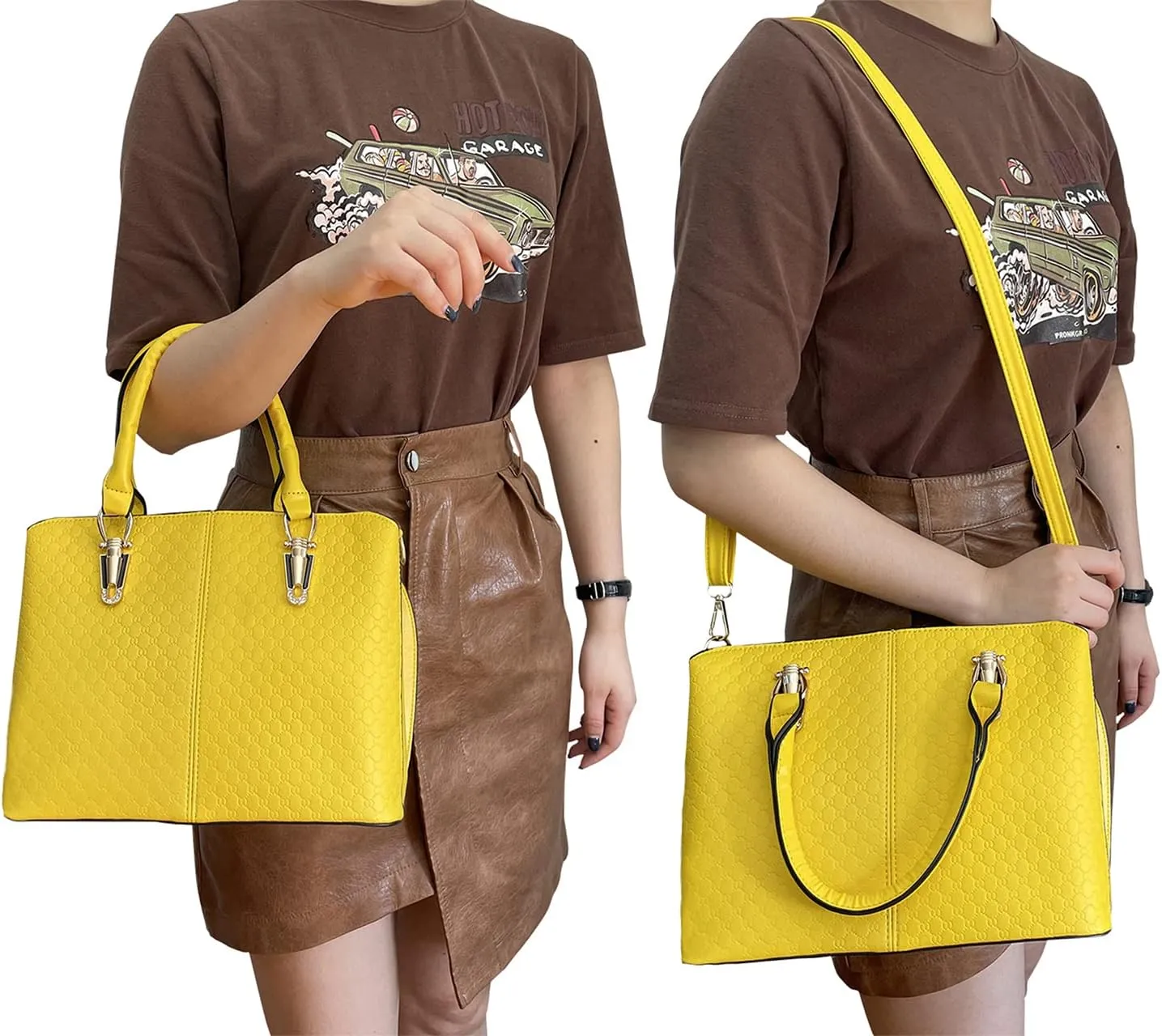 JHVYF Women classics Top Handle Handbag Crossbody Casual Purse Satchel Tote