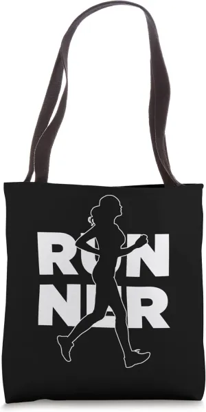 Jogger Design - Runner Track & Field Cross Running Athlete Tote Bag