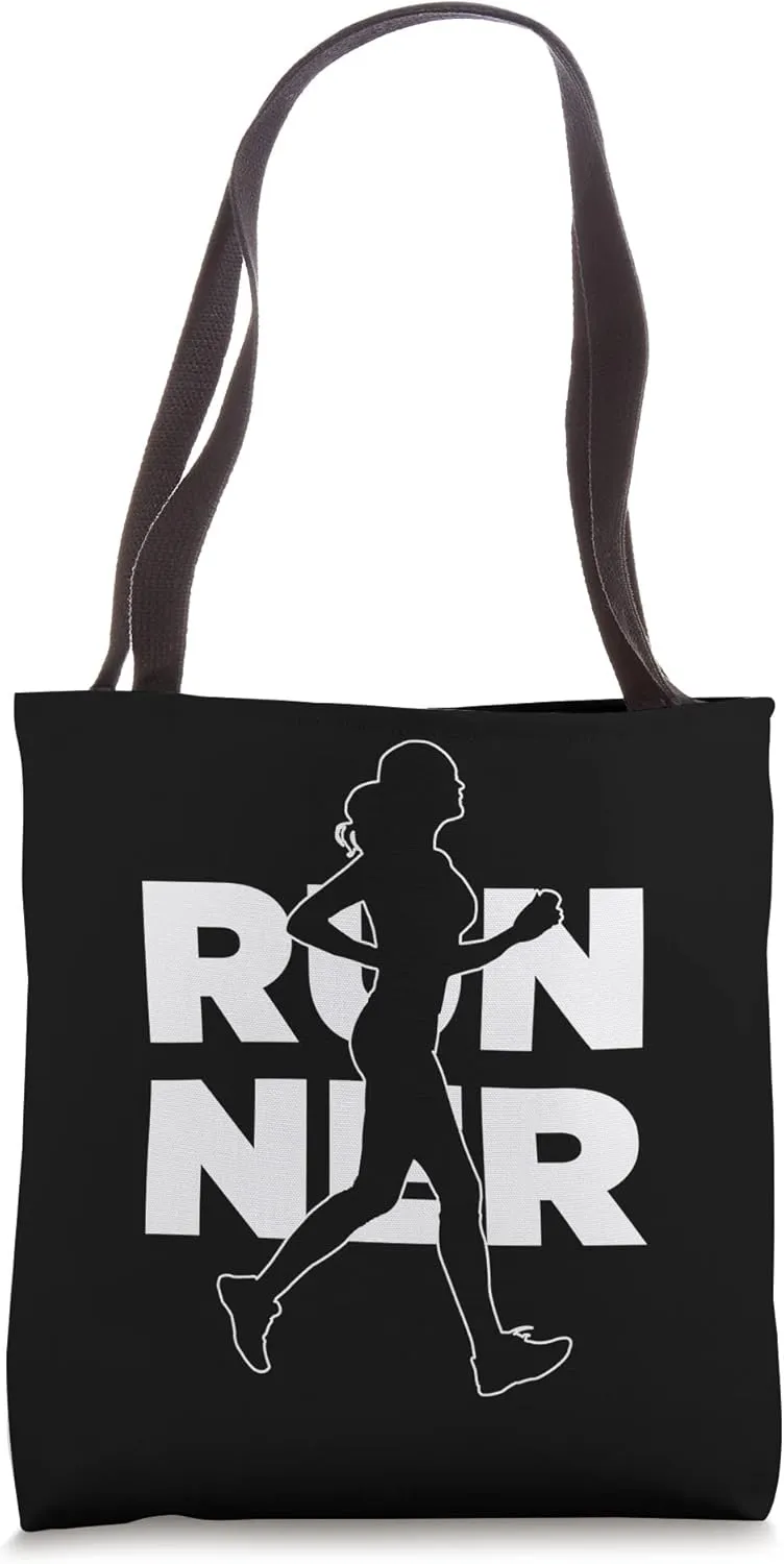 Jogger Design - Runner Track & Field Cross Running Athlete Tote Bag