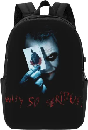 Joker Laptop Backpack Sports Backpack singer Travel Backpack Classic Backpack With USB port