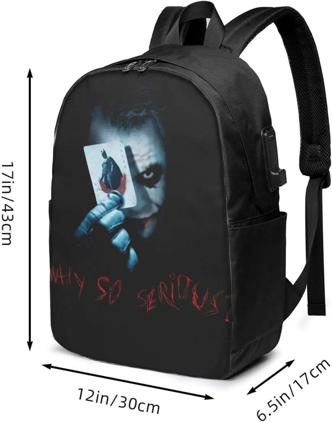 Joker Laptop Backpack Sports Backpack singer Travel Backpack Classic Backpack With USB port