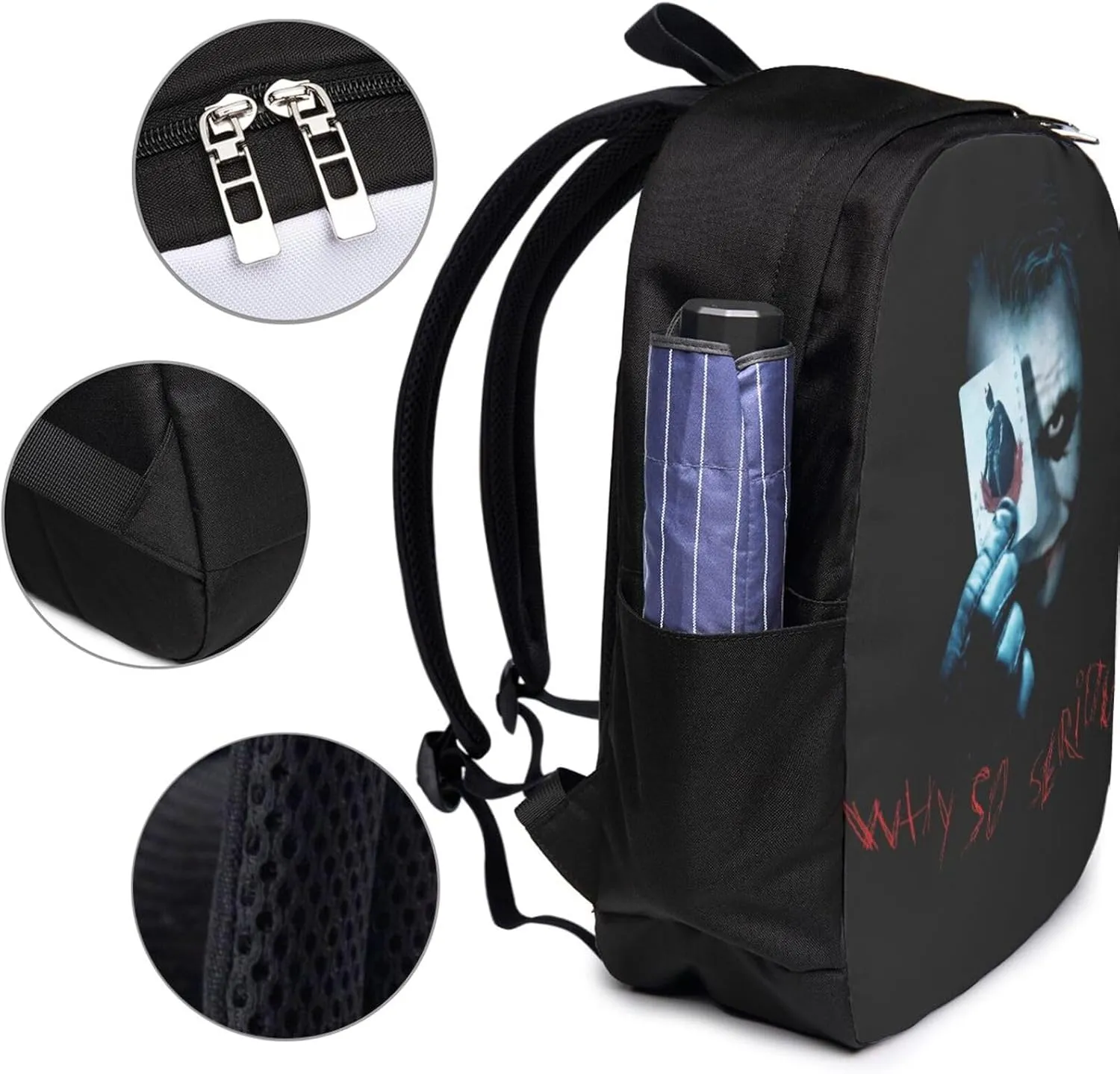 Joker Laptop Backpack Sports Backpack singer Travel Backpack Classic Backpack With USB port