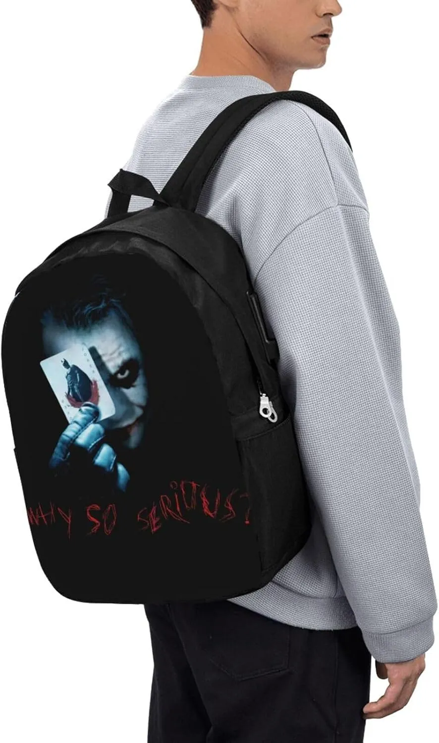 Joker Laptop Backpack Sports Backpack singer Travel Backpack Classic Backpack With USB port