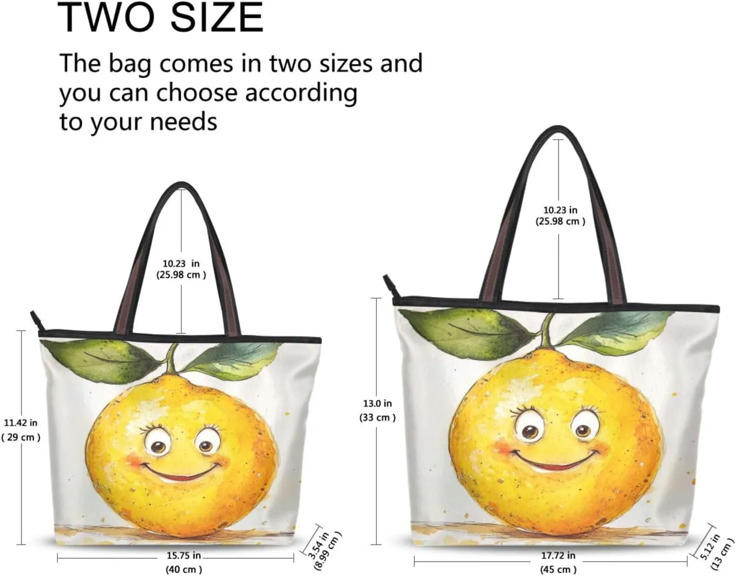 JSTEL Tote Bag for Women with Zipper,Polyester Tote Purse Holiday Tote Bag Work Handbag Women Gift