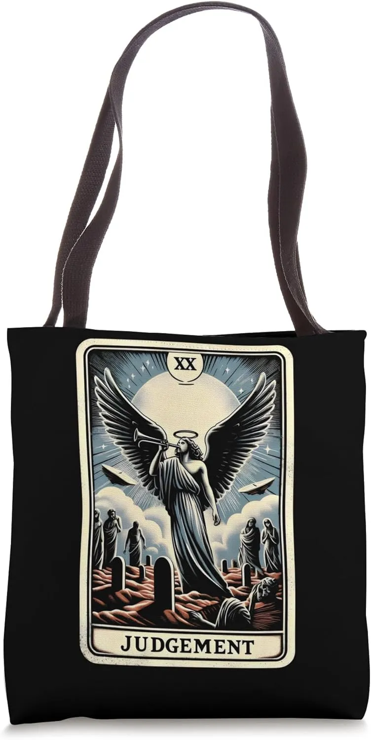 Judgment Tarot Card transformation & Rebirth Design Tote Bag