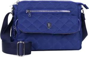 Julia Buxton Nylon Quilted Organizer Crossbody