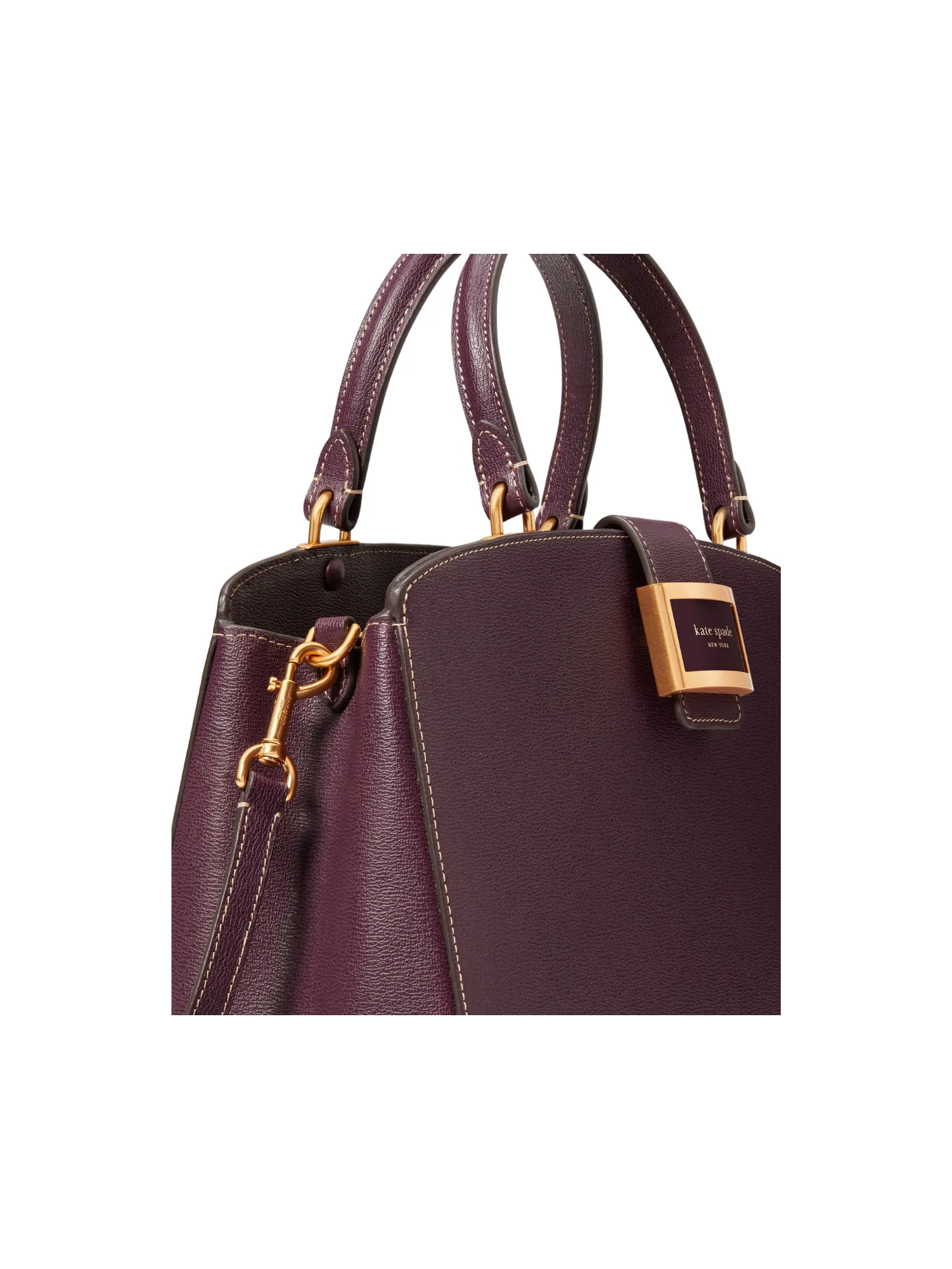 Kate Spade Katy Satchel Bag Deep Cherry