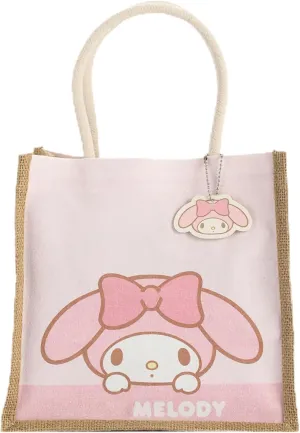 Kawaii Reusable Bag Kitty Handbag Cute Phone Purse Wallet Melody Makeup Tote Bag Gift for Women Girls