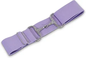 Kids 1.5 inch Equestrian Belt, Adjustable Elastic Belts for Girls, Perfect for Riding Breeches