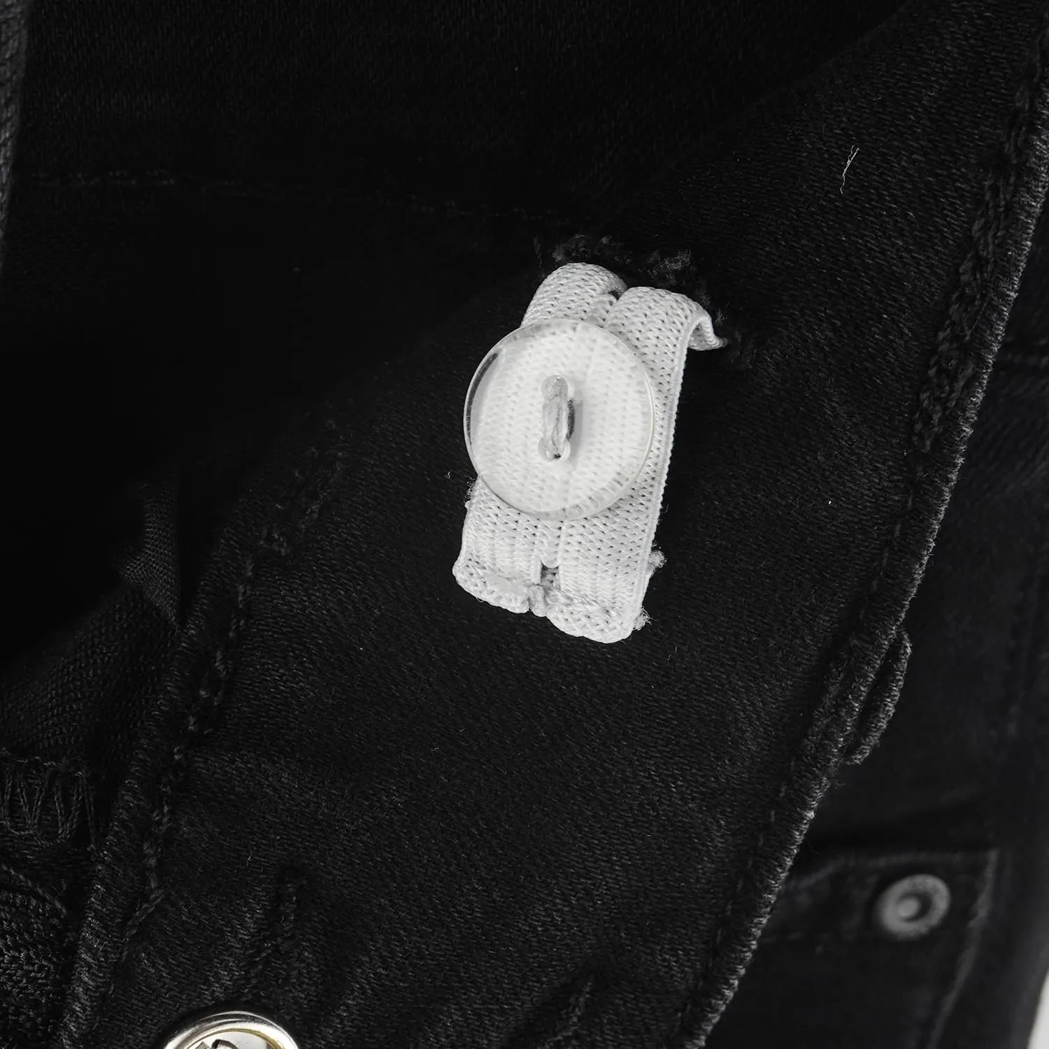KIDSCOOL SPACE Girls Jeans,Raw Edge 3 Buttons Stretchy Bell-Bottom Denim Pants