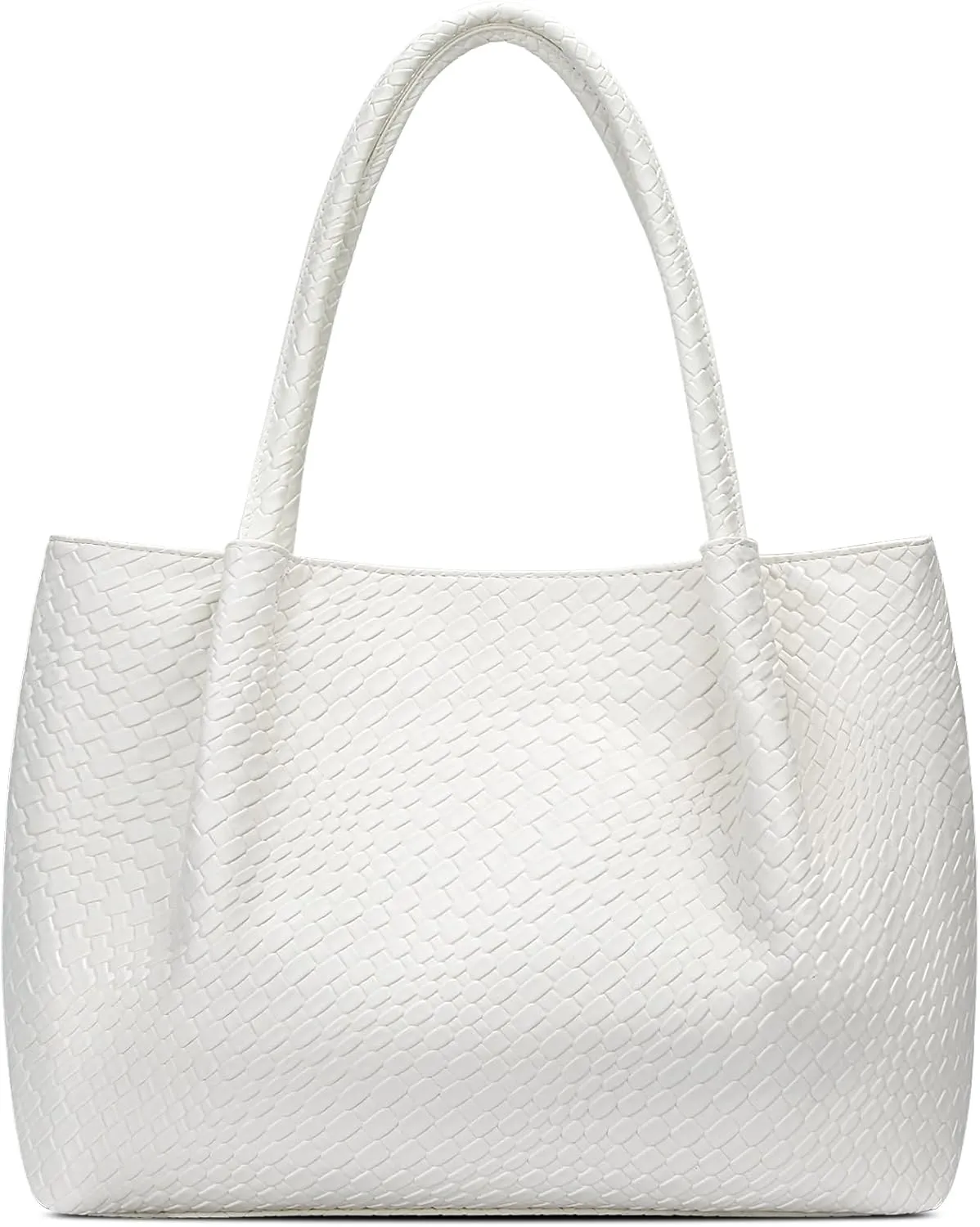 KKXIU Tote Bag for Women Vegan Leather Shoulder Purse Large Capacity Travel Bag