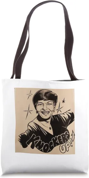 Knockers Up design Tote Bag