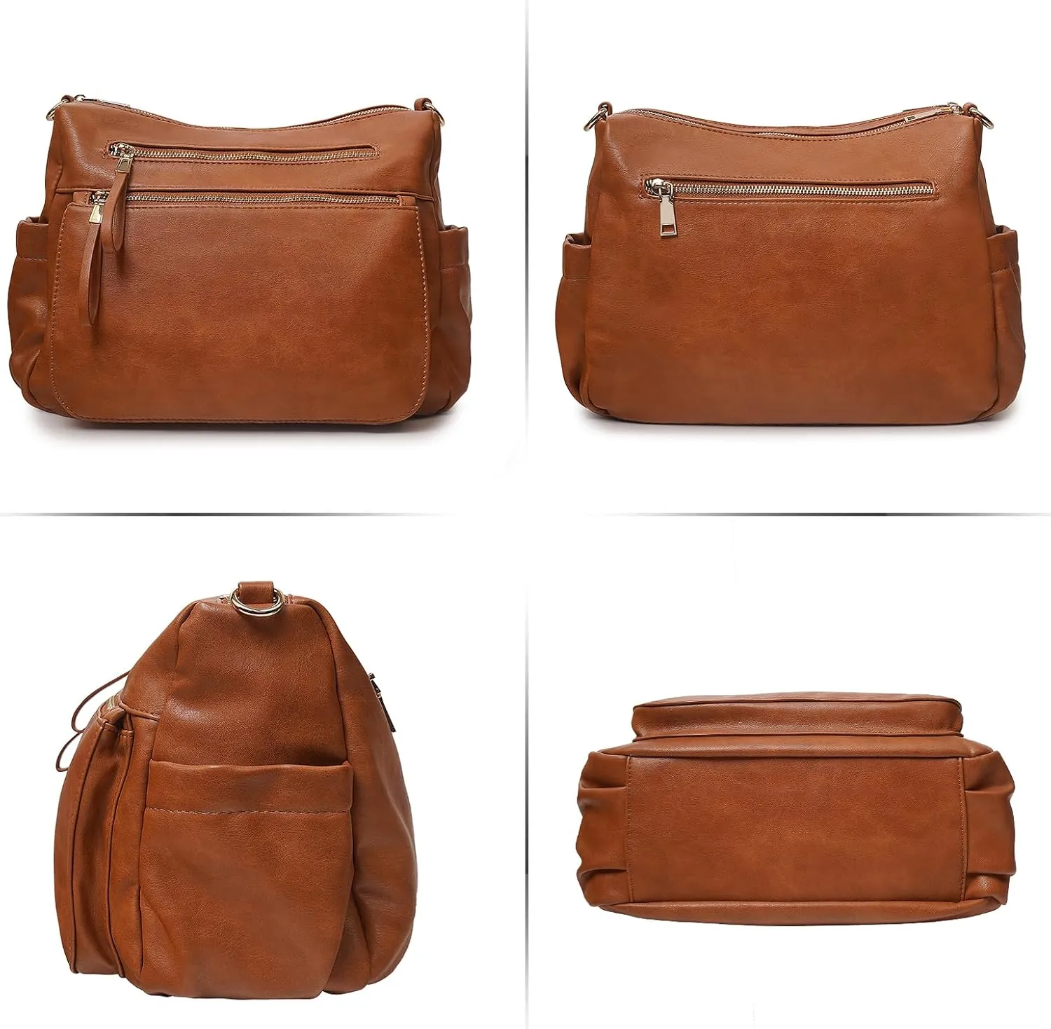 KOGTLA Women's Crossbody Shoulder Bag Roomy Multi Pockets Purse Handbag Travel Satchel Hobo Messenger Bag