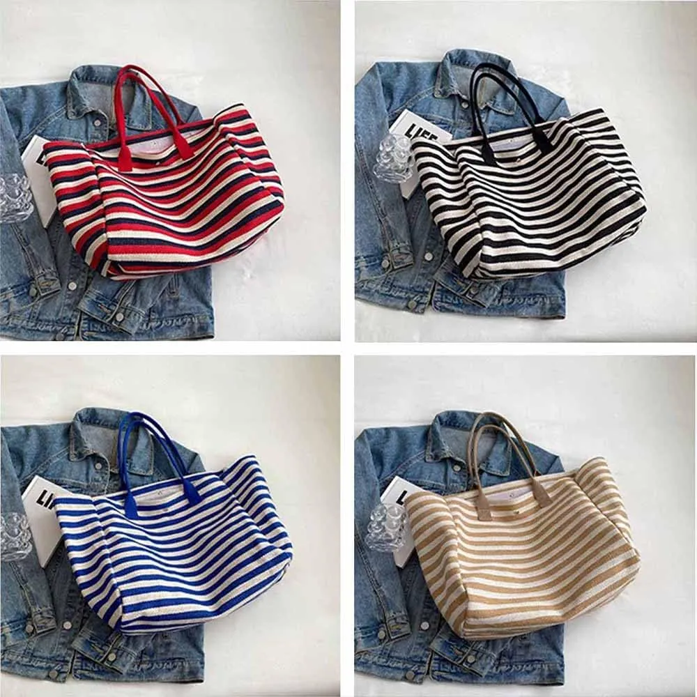 Ladies' large capacity canvas bag, canvas handbag, casual handbag, large capacity tote bag