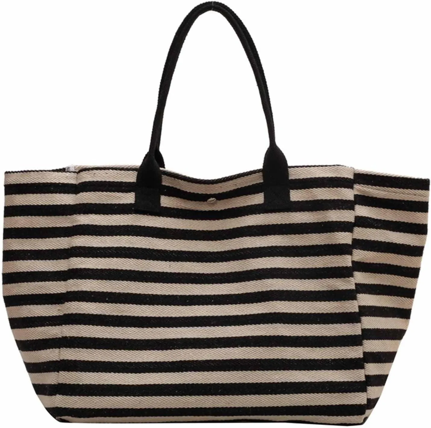 Ladies' large capacity canvas bag, canvas handbag, casual handbag, large capacity tote bag