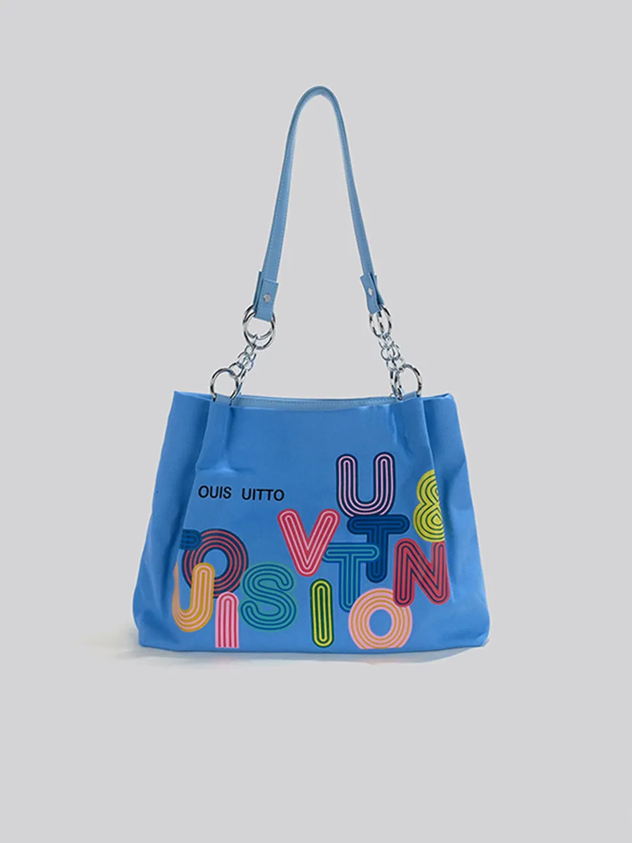 Large Capacity Letter Tote Bag